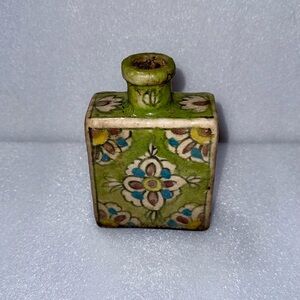 Antique Persian qujar oil flask Bottle